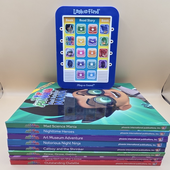 Other - PJ Masks Electronic Look and Find Play-a-Sound 8 Book Set